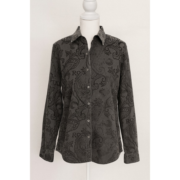 Consequence Mens S Shirt Paisley Western Rock Vintage Grunge Velvet Witchy Night - Picture 1 of 14